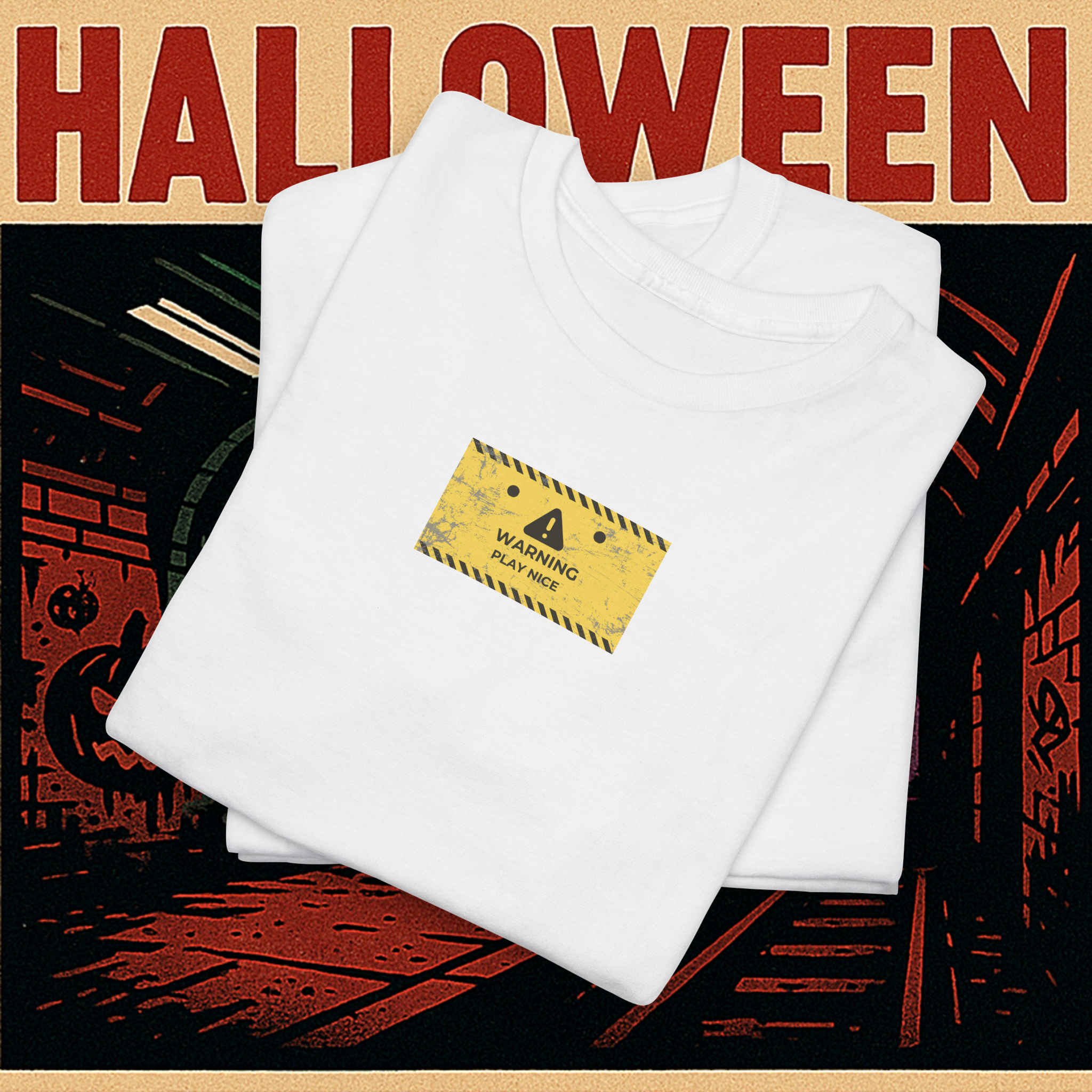 ⚠️ WARNING: Play Nice | Assassin Special Edition Oversized Heavyweight Tee
