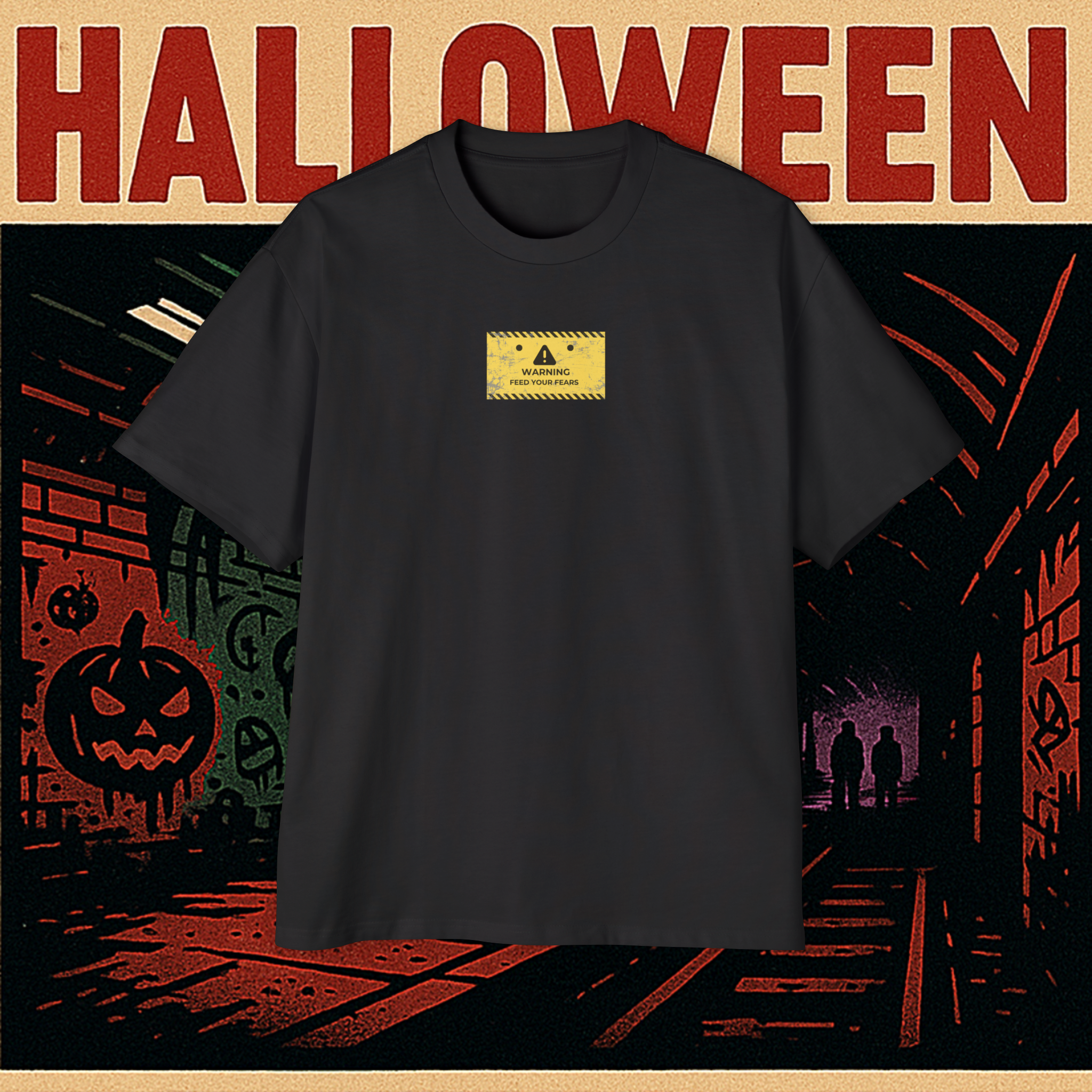 ⚠️ WARNING: FEED YOUR FEARS | Assassin 02 Oversized Heavyweight Tee